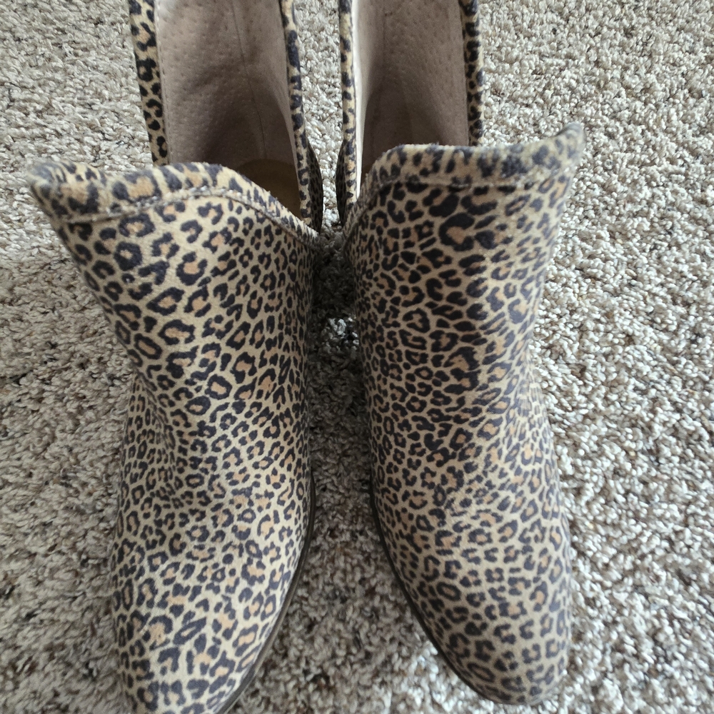 Lucky Brand Animal Print Ankle Booties